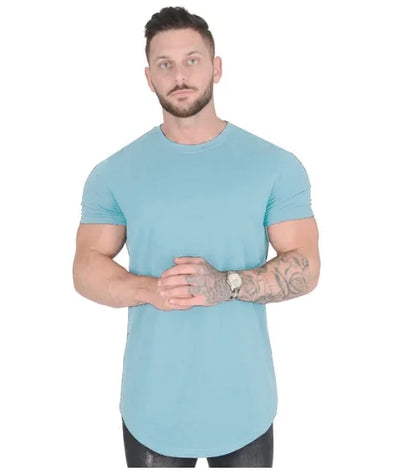 Rendimiento y Estilo: Camiseta de Fitness de Algodón Premium