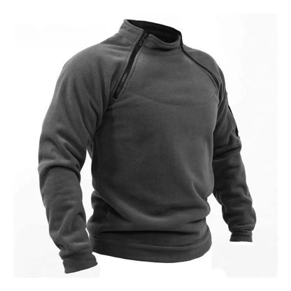 Abrígate con estilo! Sudadera Militar de Forro Polar para Hombre