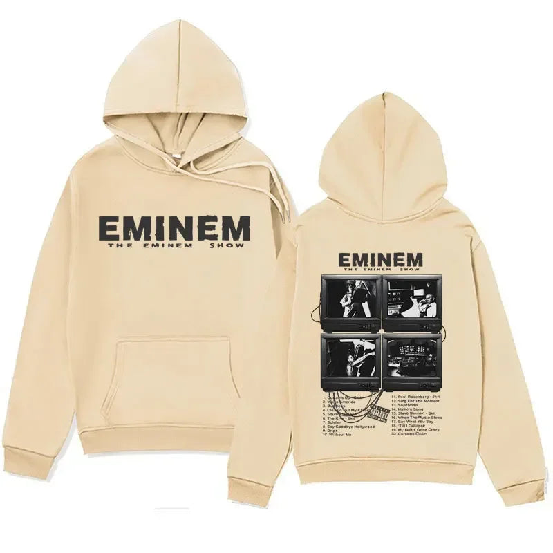 Sudadera con Capucha para Hombre – Estampado de Rapero Eminem