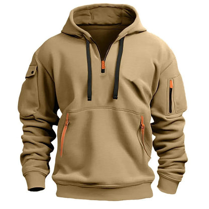 Sudadera Casual con Capucha y Forro Polar para Hombre