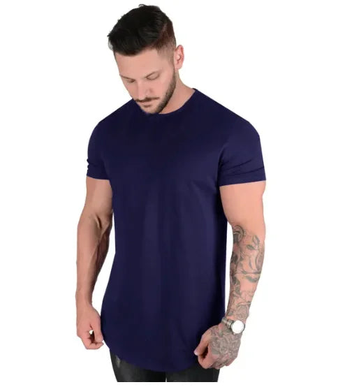 Rendimiento y Estilo: Camiseta de Fitness de Algodón Premium