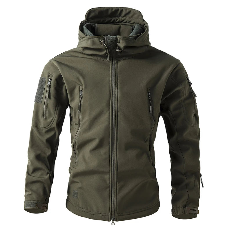 Chaquetas SKi de montaña Hombre Camuflaje Chaqueta de acción impermeable