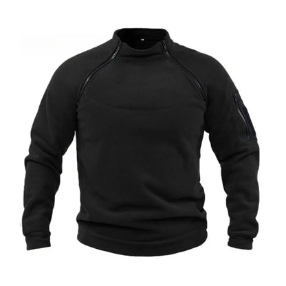 Abrígate con estilo! Sudadera Militar de Forro Polar para Hombre