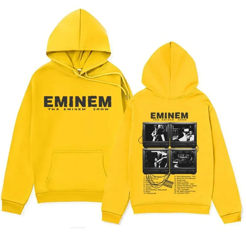 Sudadera con Capucha para Hombre – Estampado de Rapero Eminem