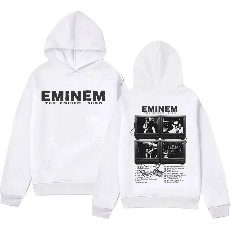 Sudadera con Capucha para Hombre – Estampado de Rapero Eminem