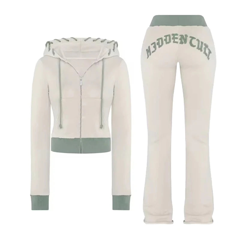 Conjunto Chandal Deportivo Moda Mujer Casual Otoño