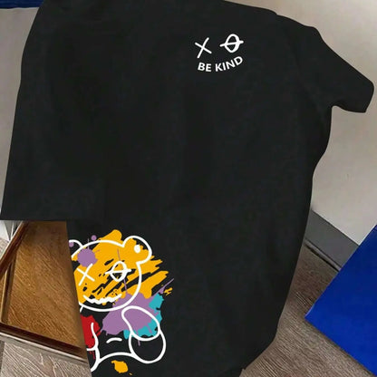 Camiseta De Manga Corta y Cuello Redondo BE KIND