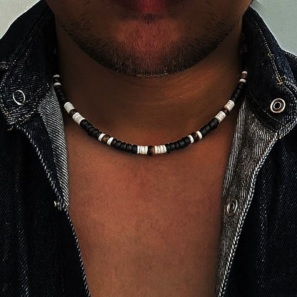 Collar de surfista bohemio para hombres, joyería Simple geométrica