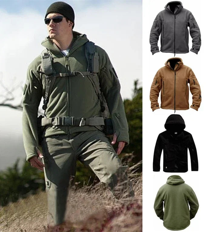 Chaqueta de forro polar de invierno para hombre