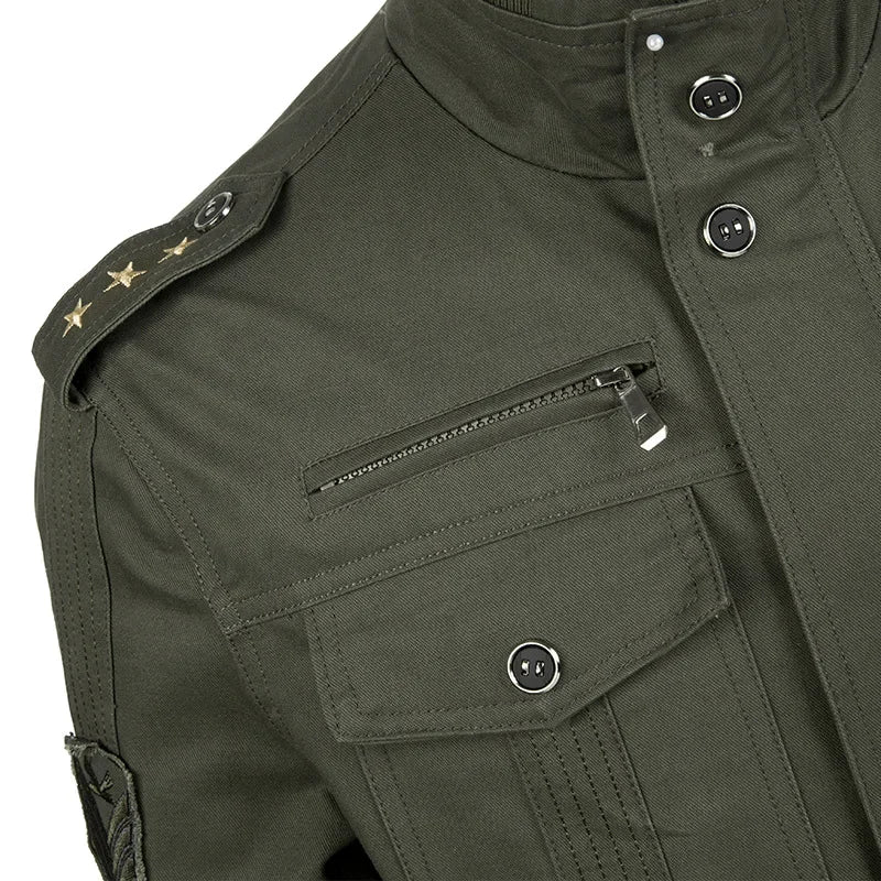 Prepárate para el Invierno con Estilo Militar! Chaquetas de Invierno Casual Diseño Armada Estadounidense para Hombre