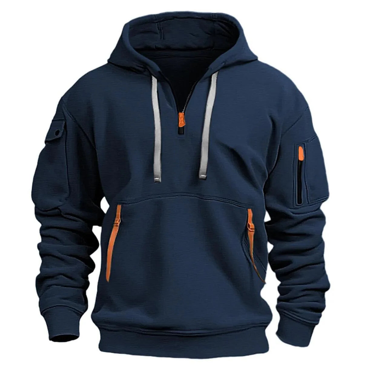 Sudadera Casual con Capucha y Forro Polar para Hombre