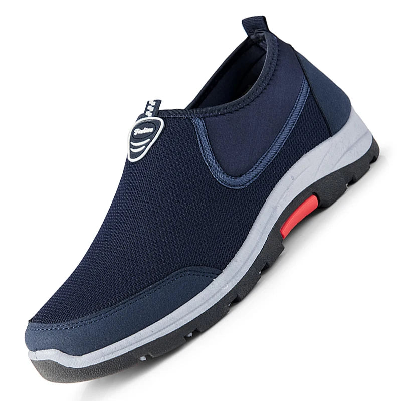 Zapatillas Deportivas Sin Cordones para Hombre: Ligereza y Frescura en Color Azul, Talla hasta 46