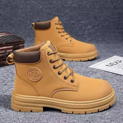 Botas Altas Retro para Hombre: Estilo Informal con un Toque Clásico