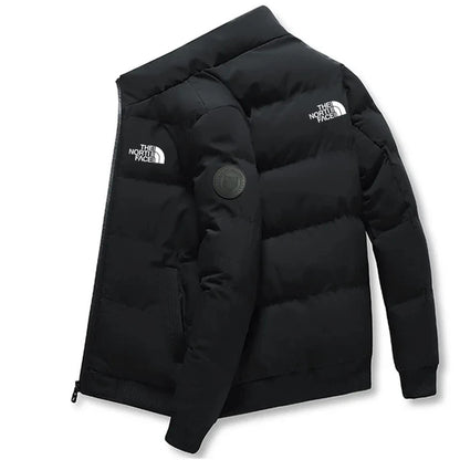 Chaqueta casual de plumas de cuello alto para hombre ideal para el frio