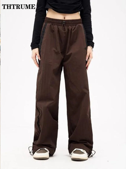 Pantalones Holgados Vintage Para Mujer Casual