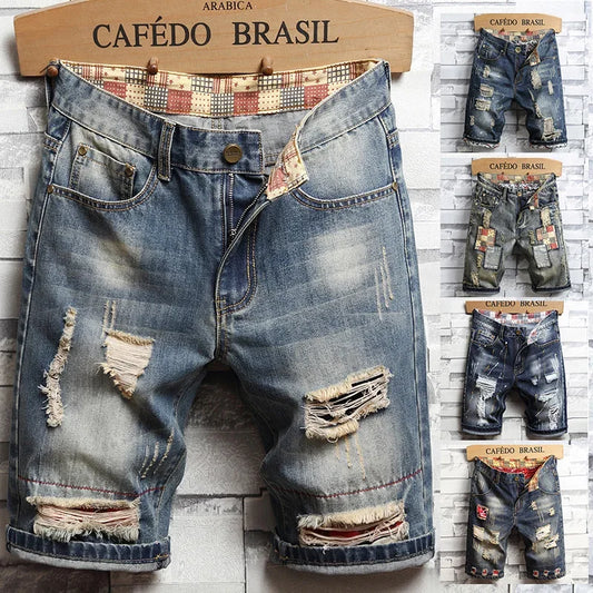 Pantalones Vaqueros Cortos Rasgados Vintage: Estilo Fresco y Casual para Este Verano